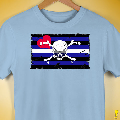 Leather Pride Pirate Flag Premium Unisex T-Shirt